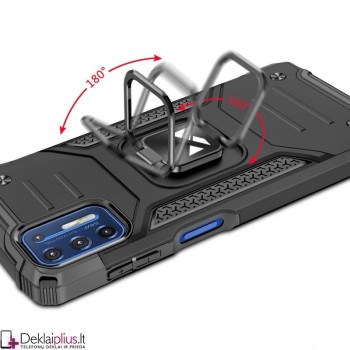 Wozinsky smūgiams atsparus dėklas su žiedu (telefonui Motorola Moto G9 Plus) Wozinsky smūgiams atsparus dėklas su žiedu (telefonui Motorola Moto G9 Plus)